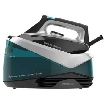 Centro de Planchado Cecotec IronHero H-2800 Station 2800W Suela Cerámica Vapor Continuo 135g/min Golpe de Vapor 360g/min Antical y Auto Off