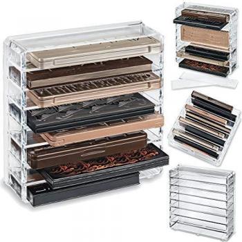 byAlegory Clear Acrylic Palette Organizer with Eraser