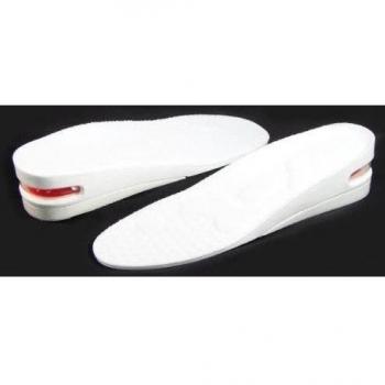 2Layer 5 cm Longitud total blanco para aumentar la altura elevación espuma zapatos amigo plantilla para Wonen dípticas cojín