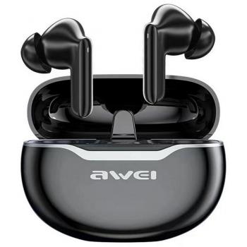 Auriculares Bluetooth 5.3 Awei T50 Pro TWS con Estación de Carga - Negros