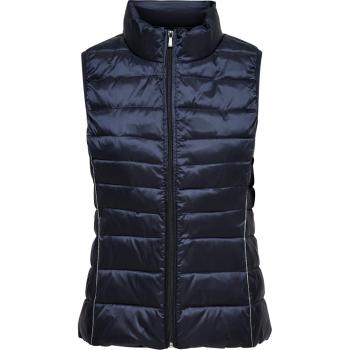 Only ONLNEWCLAIRE Quilted Waistcoat Women's Jacket in Dark Blue