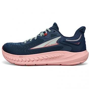 Altra Torin 7 Neutral Running Shoe Women - Dark Blue - Size: 5 - Deep Teal/Pink