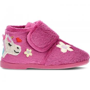 Zapatillas de casa Vulladi 5118-123 Fucsia para niña, modelo ILAD22H21, con diseño kechulas y color frambuesa