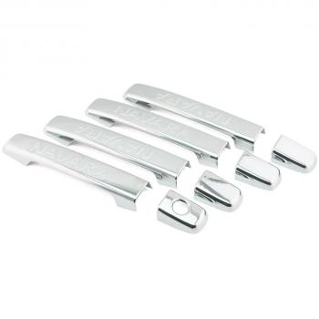 10 cromo puerta mango cubiertas Recorta 8 pcs Kit Set Accesorios