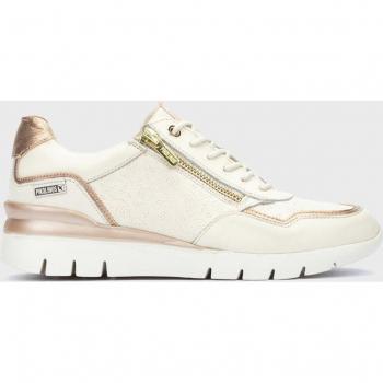 Pikolinos Cantabria W4R Leather Casual Sneakers for Women, Beige, Size 6 US (4 UK)