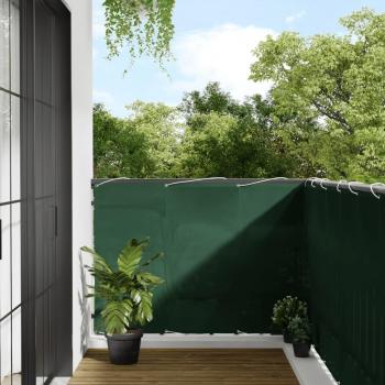 Pantalla de balcón verde oscuro 120x700 cm 100% poliéster Oxford