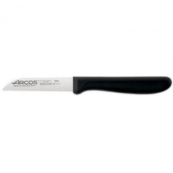 Arcos Nova, Cuchillo Mondador, Acero Inoxidable de 80 mm, Mango Color Negro