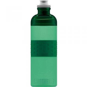 Sigg Botella de Agua Verde Hero, Botella de Agua Deportiva, 0.6 L, exprimible, Polipropileno, sin BPA, Verde