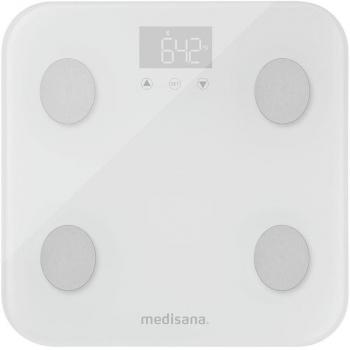 Medisana BS 600 Connect Báscula de Análisis Corporal con WiFi, Medición de Peso, Grasa Corporal, Agua Corporal, Masa Muscular y Ósea, con App VitaDock+