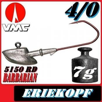 VMC – Anzuelo plomado Ganchos Anzuelos plomados Erie cabeza 4/0 7 g Anzuelo VMC Barbarian 5150 RD 10pieza en Juego