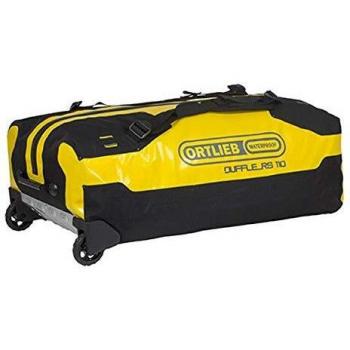Bolsa de viaje Ortlieb Duffle RS 110L impermeable con ruedas color amarillo sol/negro