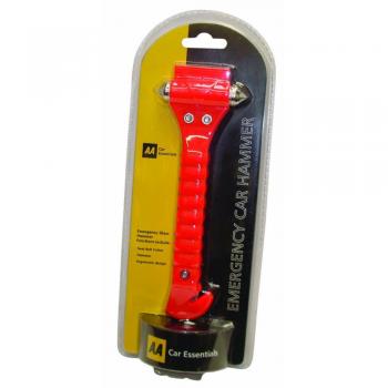 AA Car Essentials - Martillo de emergencia para vehículos, color rojo