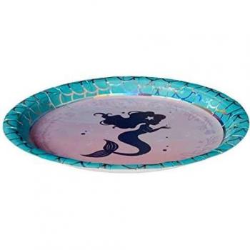 Creative Converting, Plato de cena iridiscente, 0.5x8.75x8.75inc