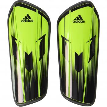 Lionel Messi 2015-2016 - Espinillera oficial adidas, color verde / negro, talla L