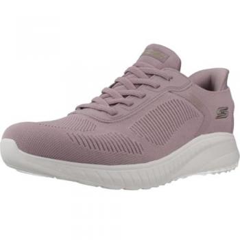 Zapatillas deportivas de mujer Skechers Bobs Squad Chaos Rosa Textil Talla 37