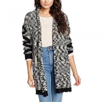 Billabong Shoreline Drive-Sudadera para mujer, color negro/blanco, FR: