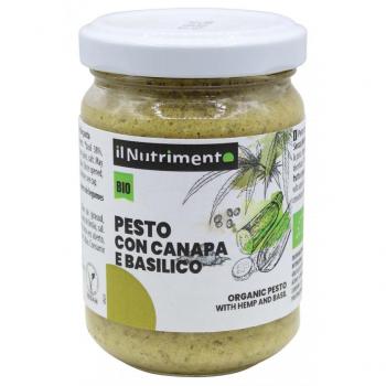 Pesto de cáñamo y albahaca 130 g - Il Nutrimento