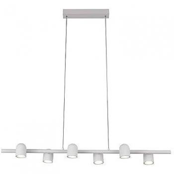 Lámpara Lineal Blanca IOS de Techo con 6 Luces Orientables GU10