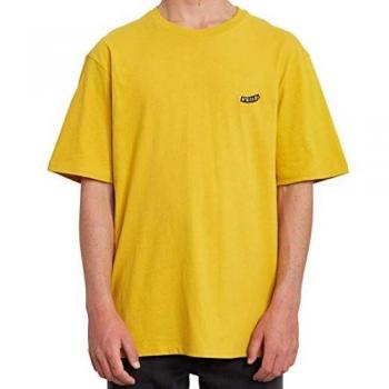 Volcom Pistol Blanks Bxy SS Camiseta, Hombre, Gold, L