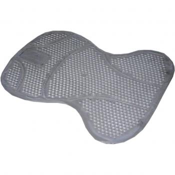 Sillín de Gel Pad Active orientbazar suave caliente sangre Gel protector de espalda anatómica Ligawo | Anti-asiento acolchado | Sillín orientbazar | Gel Pad, 54 x 42.5 cm, transparente, la parte de la espalda para incluso puede cortarse