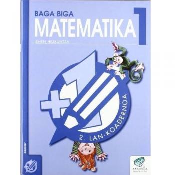 Txanela 1 - Matematika 1. Lan-koadernoa 2 - 9788483318454