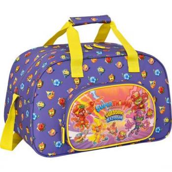 Bolsa de Deporte SuperThings Guardians of Kazoom Morado Amarillo Safta (40 x 24 x 23 cm)