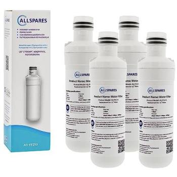 Filtro de agua para frigorífico LG LT1000P (4 unidades) compatible con AGF80300704 / ADQ74793501