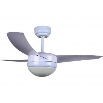 Orbegozo CP 88105 - Ventilador de techo con mando a distancia y luz, 3 palas, 105 cm de diámetro, potencia de 60 W y 3 velocidades, blanco