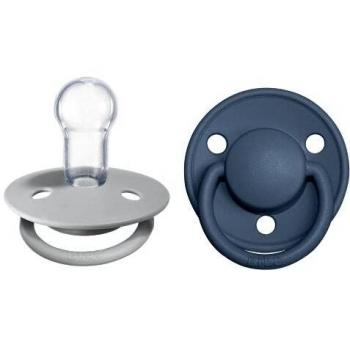 BIBS Chupete De Lux Silicona Cloud/Steel Blue 0-36 Meses Pack de 2
