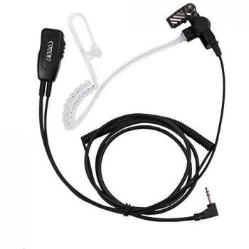 COODIO Motorola TLKR Radio Auriculares 1 Pin Profesional Micro-Auricular Micrófono [Tubo Acústico] Microfono Seguridad y Bodyguard para Motorola TLKR Walkie Talkies Transceptor