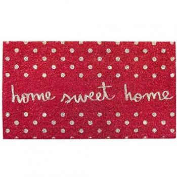 Laroom Felpudo Sweet Home Rosa, Pink, 40x70xH1,8cm