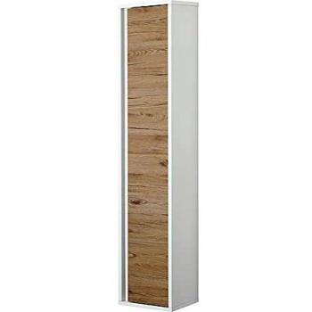 Columna de Baño Suspendida Duble 150 cm Roble África con Puerta Reversible