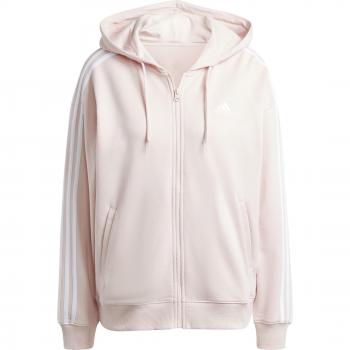 Sudadera mujer adidas Essentials 3-Stripes French Terry oversized rosa