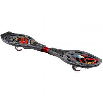 Skateboard Surfskates Street Surfing Waveboard Rattlesnake Negro con diseño de rattle snake, color negro, fabricado para una experiencia de surf en la calle, ideal para maniobras y trucos