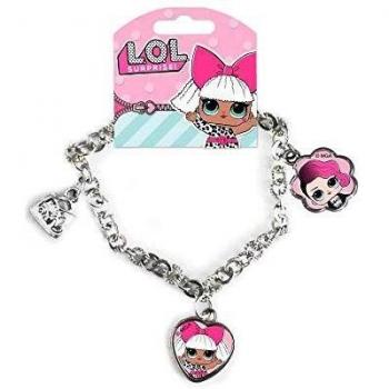 Coriex srl L.O.L Surprise - Pulsera con 3 colgantes, multicolor