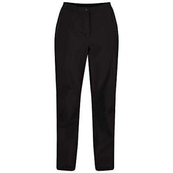Pantalón Impermeable y Transpirable Highton para Mujer en Negro, Talla XL Larga