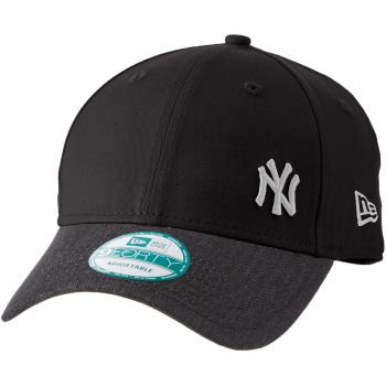 New Era Flawless Denim Mix Neyyan Blkblk - Gorra Línea New York Yankees para Hombre, color negro, talla OSFA