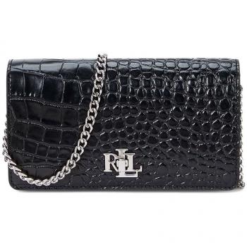 Lauren Ralph Lauren Women's Black Leather Tech Case and Clutch Bag