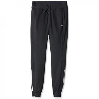 adidas ESS Mid 3S PNT - Pantalón para mujer, color negro / blanco, talla XXS