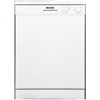 Lavavajillas Libre Instalación - Wonder WJ12600E, 12 servicios, 52 dB, 60 cm, Blanco
