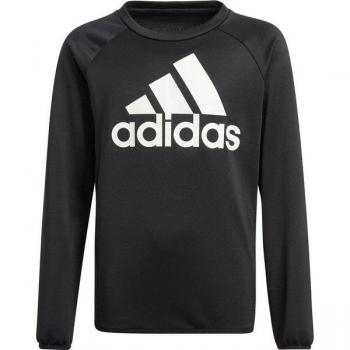 Sudadera de training Adidas Designed To Move Big Logo, material suave y ligero, tecnología de absorción de humedad AEROREADY, diseño con gran logotipo en el pecho, corte clásico, puños y dobladillo acanalados,