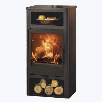 Estufa de leña Panadero Swan EcoDesign 5,9 kW para troncos de 40 cm