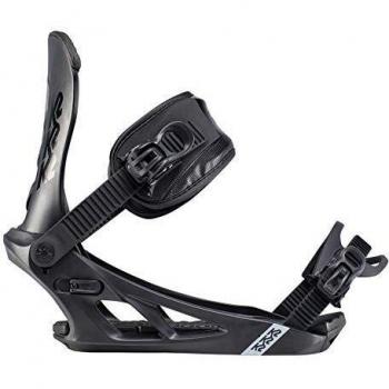 K2 Sonic Black Fijación para Snowboard, Hombre, Negro, Medium