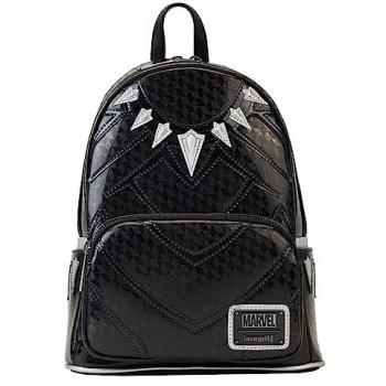 Mochila Mini Cosplay Black Panther de Marvel por Loungefly, 25 cm, color negro, talla única