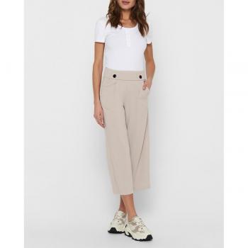 Pantalón culotte fluido Only para mujer 15208417 color beig