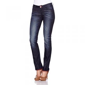 Pantalón largo tejano resistente Galvanni Paraaha GLVSW1665831 mujer, color azul, talla ES 36 (DE 34)