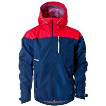 Twentyfour Allwetterjacke Falkland Hardshell 3-lagige - Cortavientos para niño, color azul marino / rojo, talla 14 años