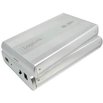 Caja Externa de Disco Duro SATA 3.5 USB 3.0 Aluminio Plateado LogiLink UA0107A