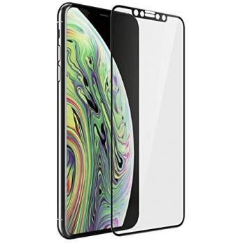 Protector de Pantalla Cristal Templado Transparente para iPhone XS Max con Patrón Guía Curvo Muvit