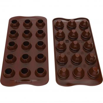 Molde Silicona Chocolate Silikomart - Huevo (3D)
